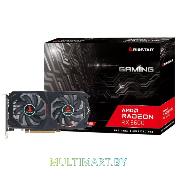 Видеокарта BIOSTAR Radeon RX 6600 8GB GDDR6 (VA6606RM81)